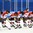 GANGNEUNG, SOUTH KOREA - FEBRUARY 12: Team Japan bows to the crowd after a 3-1 loss to team Switzerland during preliminary round action at the PyeongChang 2018 Olympic Winter Games. (Photo by Matt Zambonin/HHOF-IIHF Images)

